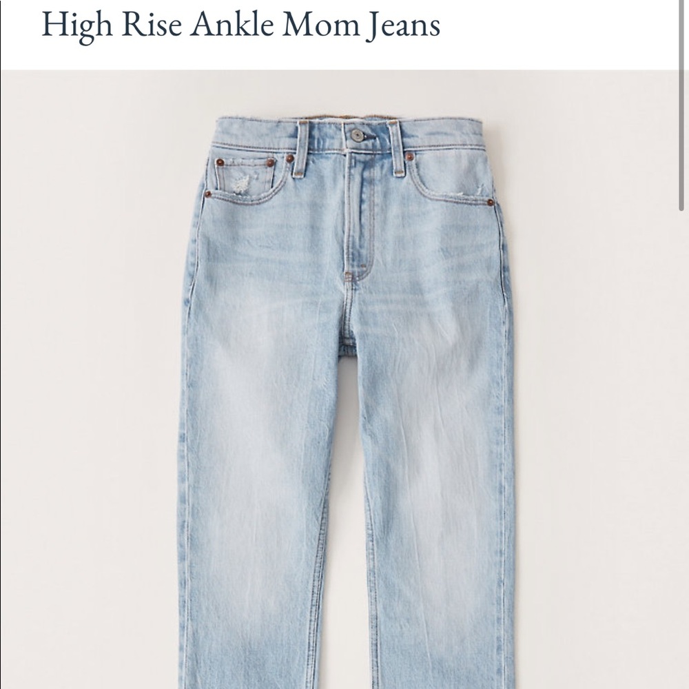 High rise mom jean